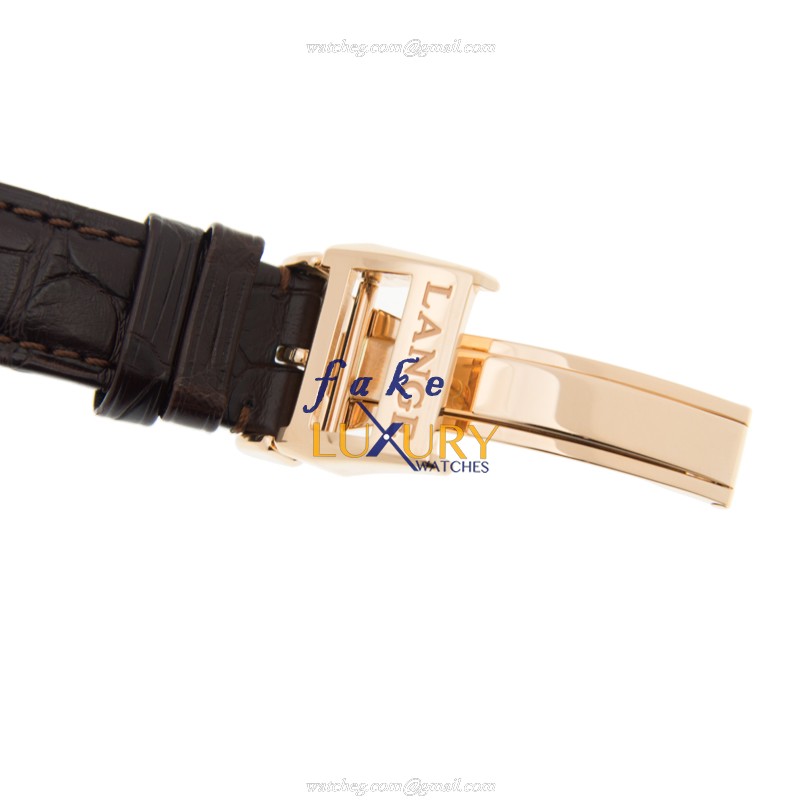 A Lange & Sohne 139.032F Replica Watch with a White Dial in a Rose Gold Case - Image 4