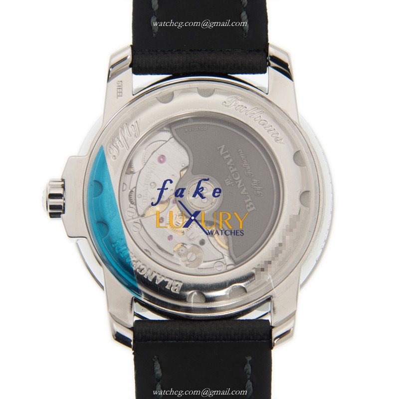 Blancpain 5008-1130-B52A Replica Watch - Fifty Fathoms Automatic - Steel Case - Black Dial - Canvas - Image 3