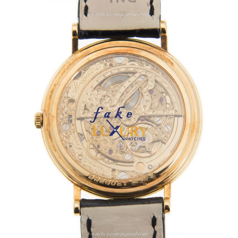 Breguet 3337BA/1E/286 CLASSIQUE Replica Watch, White Dial, 18kt Yellow Gold Case, Automatic - Image 3