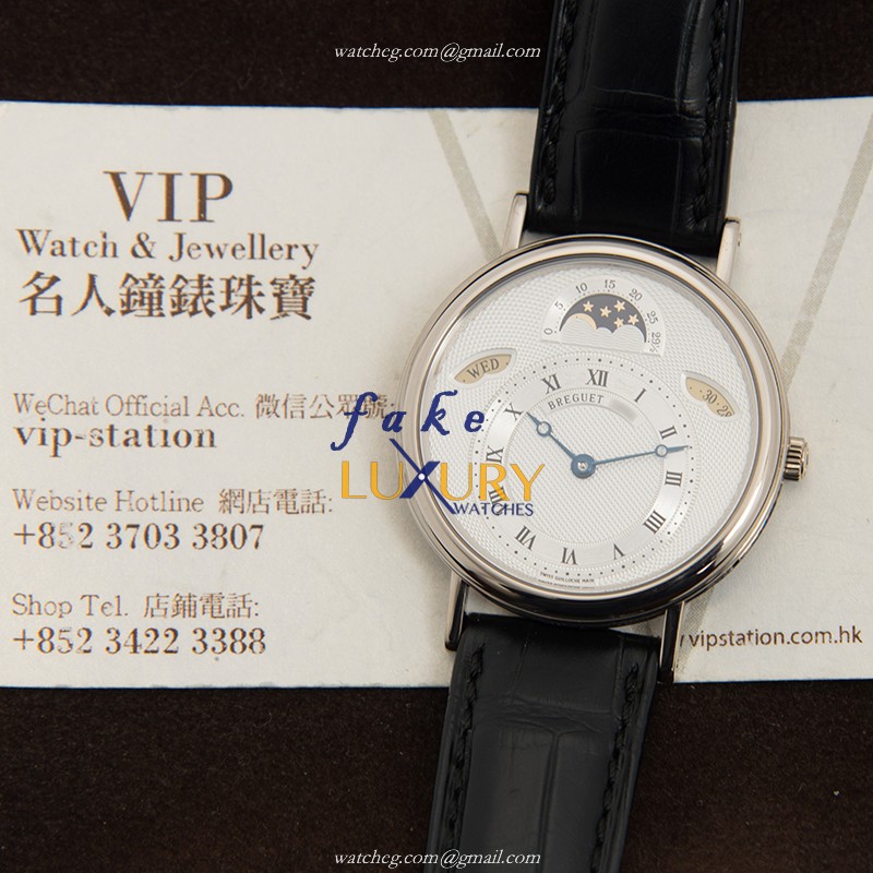 Breguet 3337BB/1E/986 - Replica Watch - Silver Dial - Automatic - 18kt White Gold Case - Image 4