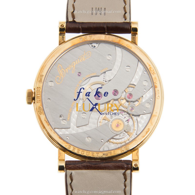 Breguet 5967BA/11/9W6 Classic Replica Watch, Manual Wind, 18kt Yellow Gold Case, Silver Dial - Image 3