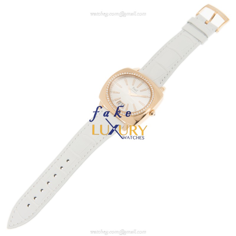 G0A35093 - Piaget Limelight Replica Watch Automatic Silvery White Dial 18kt Rose Gold Diamonds - Image 2
