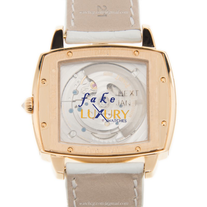 G0A35093 - Piaget Limelight Replica Watch Automatic Silvery White Dial 18kt Rose Gold Diamonds - Image 3