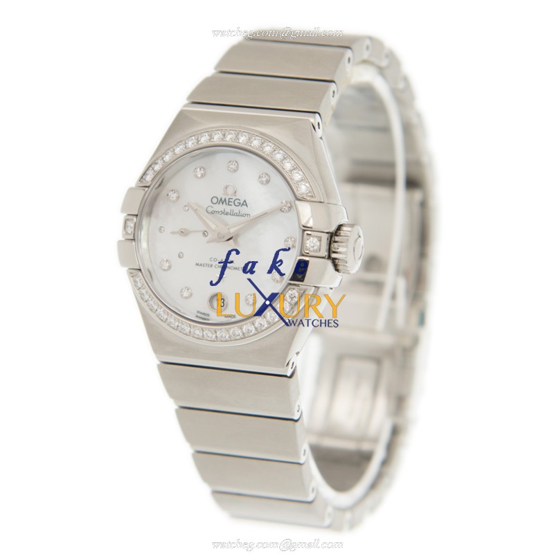 Omega 127.15.27.20.55.001 CONSTELLATION Automatic Stainless Steel - White Dial - Replica Watch - Image 3