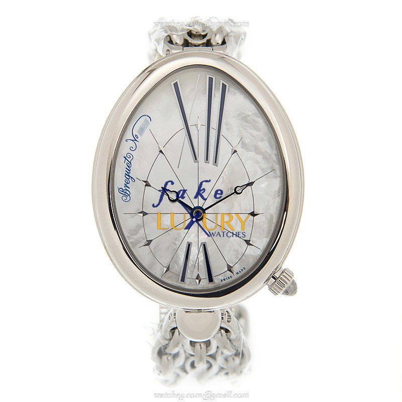 Breguet 8967ST/51/J50 Reine de Naples Automatic Stainless Steel White Dial Replica Watch - Image 2