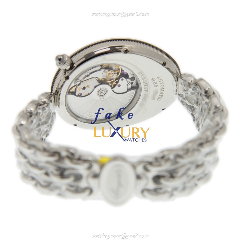 Breguet 8967ST/51/J50 Reine de Naples Automatic Stainless Steel White Dial Replica Watch - Image 4