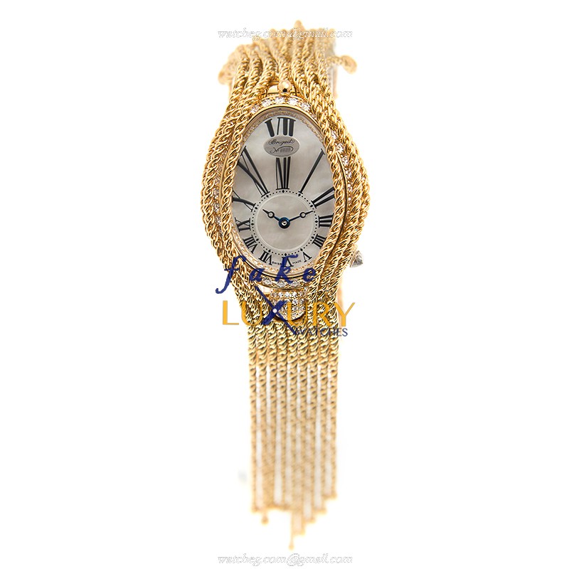 Breguet REINE DE NAPLES 8928BA/51/J60 DD0D Automatic 18kt Gold Diamond White Dial Replica Watch - Image 2