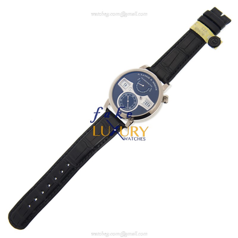 140.029F - A Lange & Sohne Replica Watch OWL Series Automatic 18kt White Gold Black Dial - Image 2