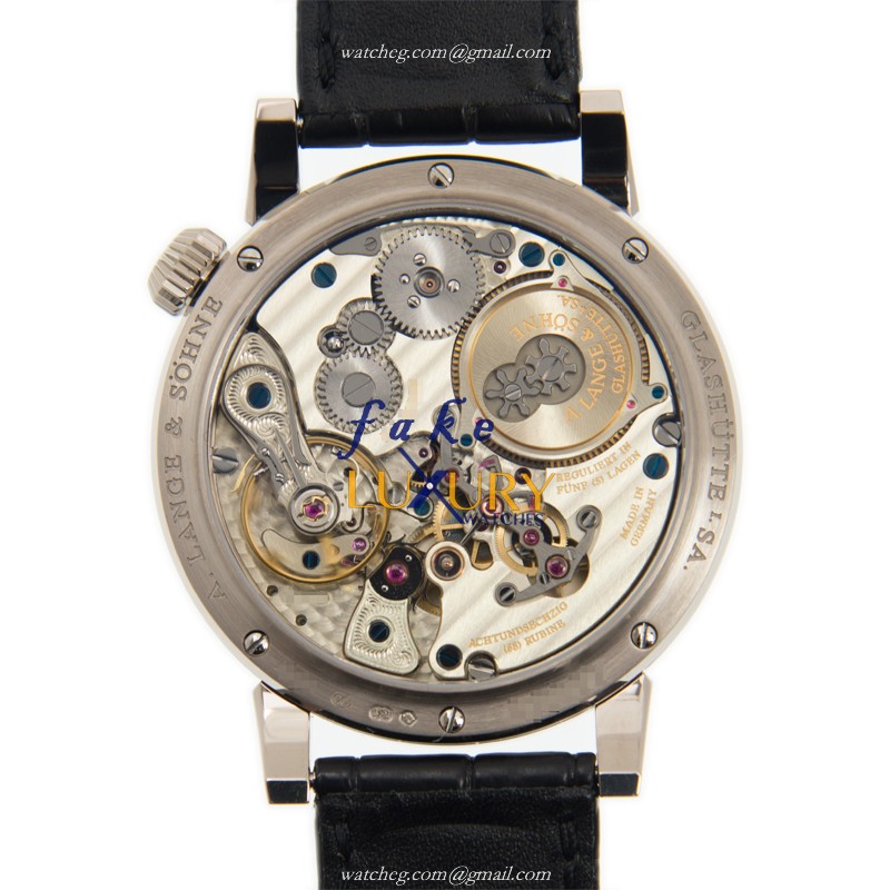 140.029F - A Lange & Sohne Replica Watch OWL Series Automatic 18kt White Gold Black Dial - Image 3