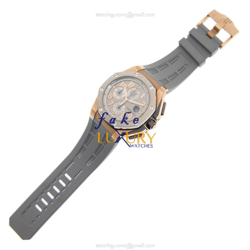 Audemars Piguet 26210OI.OO.A109CR.01 Replica Watch Royal Oak Offshore Manual Wind Rose Gold Steel - Image 2
