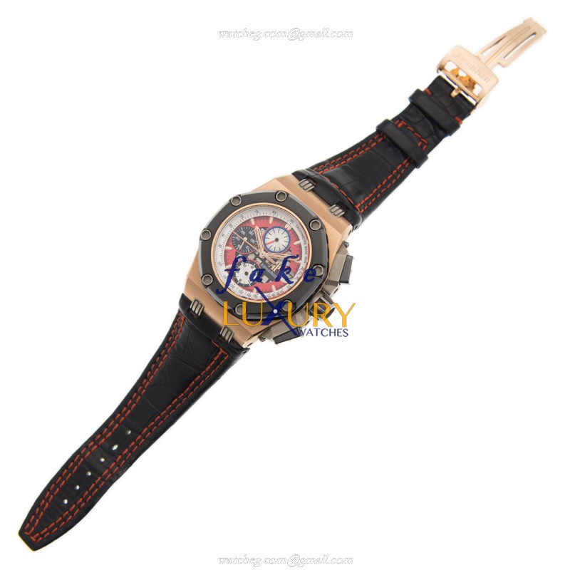 Audemars Piguet Millenary 26284RO.OO.D002CR.01 - Replica Watch - Automatic - Rose Gold Steel - Red - Image 2