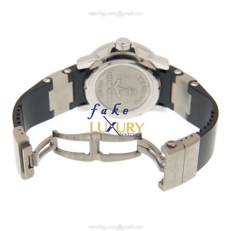333-88-3 - Ulysse Nardin Replica Watch Automatic Silver Dial Black Rubber Strap - Image 5