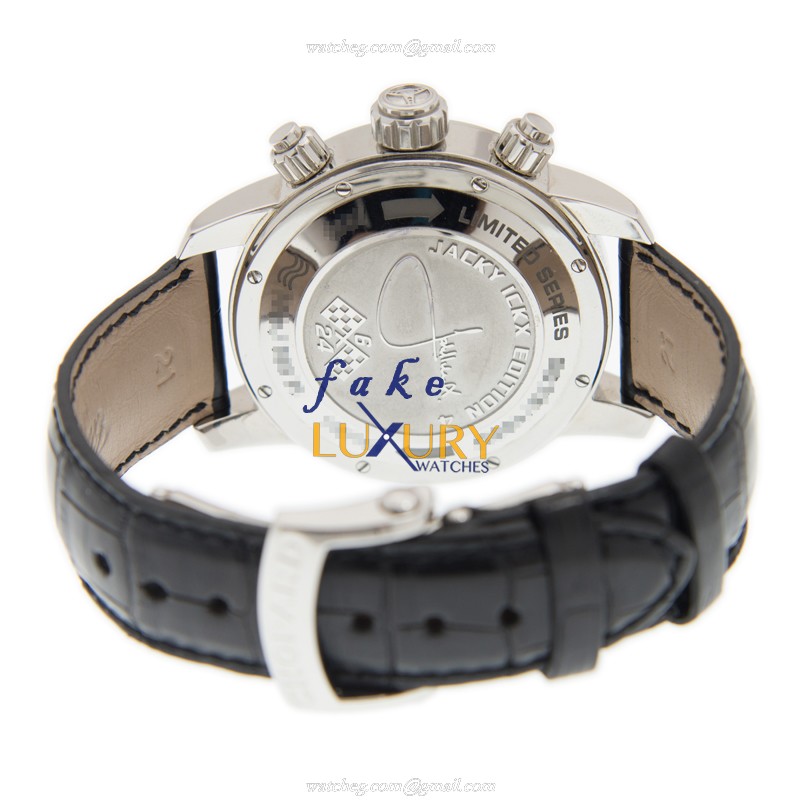 Chopard CHOPARD TACHOMETER AUTO Stainless Steel Case Black Dial Leather Strap Replica Watch, Model - Image 4