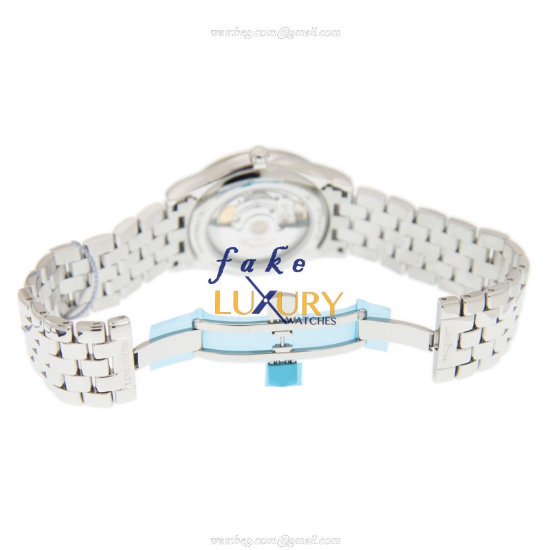 Longines L4.899.4.12.6 Flagship Replica Watch Automatic Movement 38.5mm White Dial Sapphire Crystal - Image 5