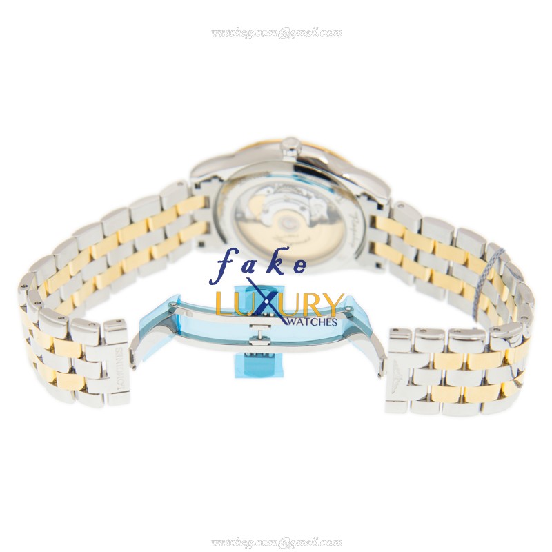 Longines L4.899.3.32.7 Flagship Replica Watch Automatic Movement 18kt Gold Steel Two Tone Strap - Image 5