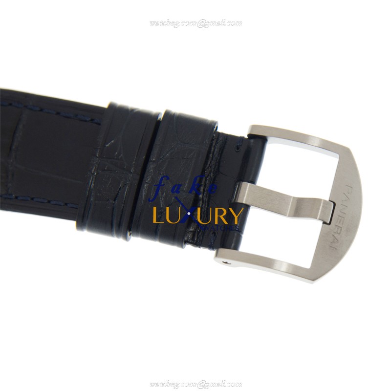 Panerai PAM00729 Luminor Replica Watch, Automatic, Blue Dial, PVD Titanium Case, 45mm - Image 4