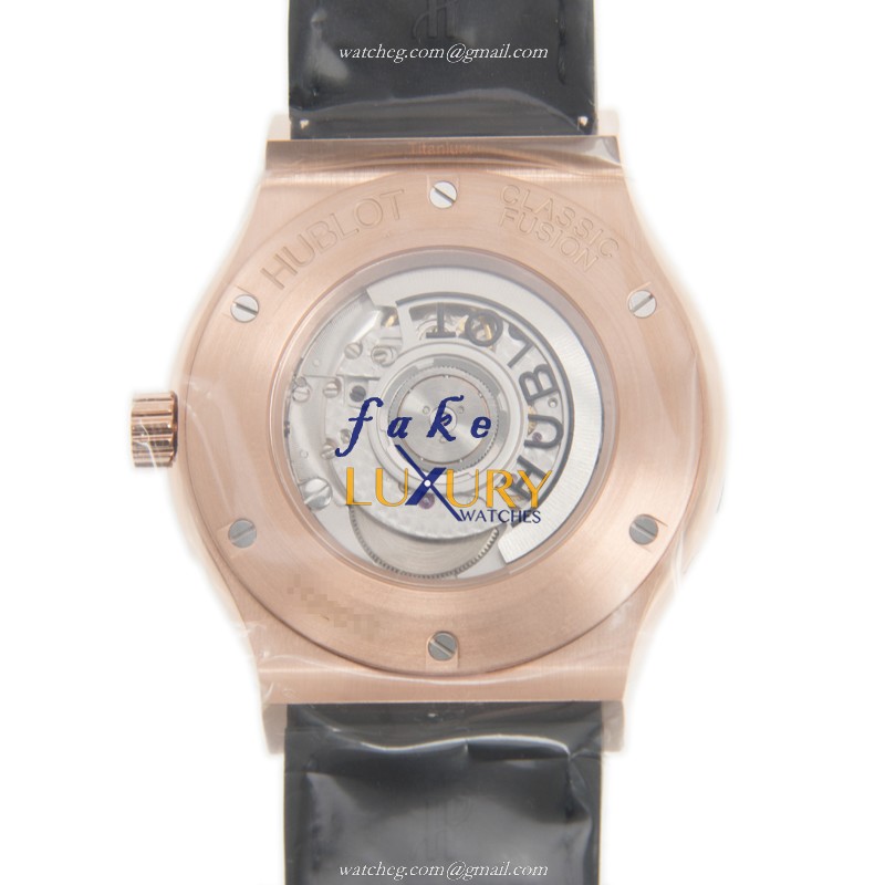 Hublot 517.OX.0180.LR Classic Fusion Auto 18kt Rose Gold Replica Watch - Image 3