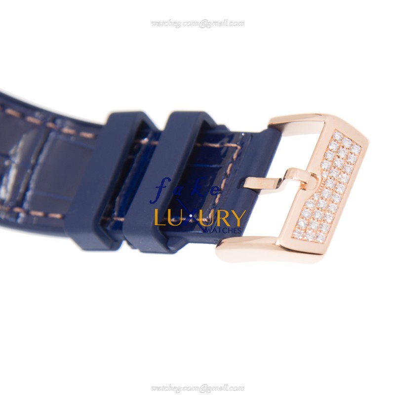 Franck Muller V 45 CC DT D CD 5N.BL Vanguard Replica Watch, Automatic, Gold Dial, Rose Gold & - Image 4