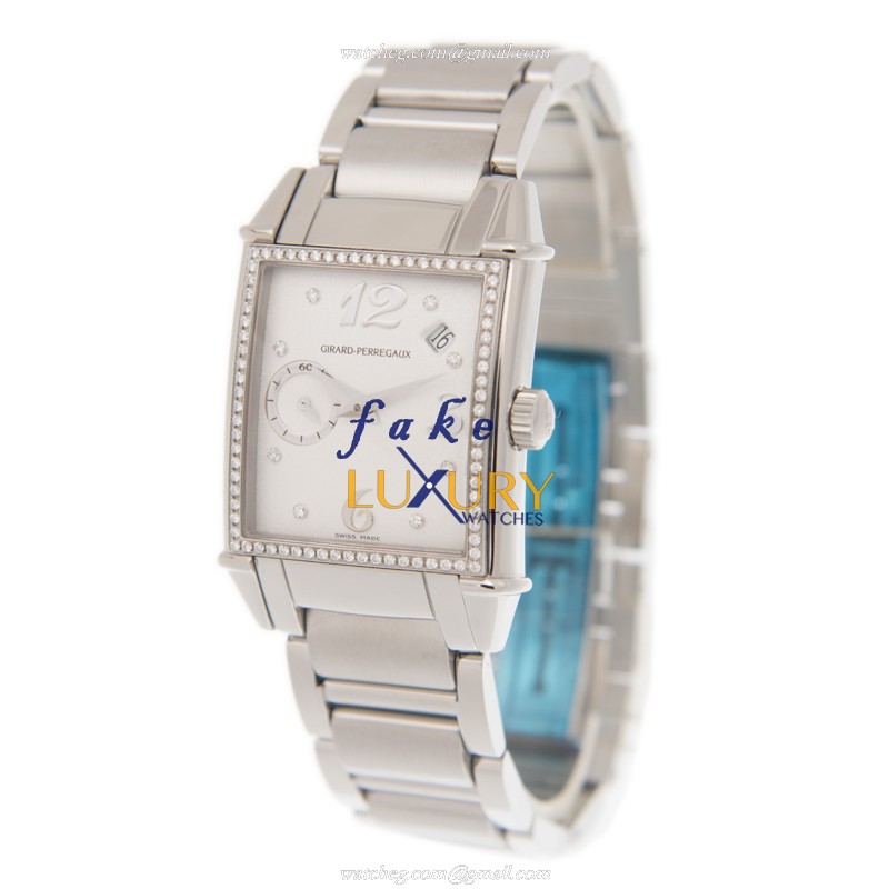 Girard Perregaux Vintage 1945 25932D11A761-11A Automatic Silver Dial Stainless Steel Diamonds - Image 3