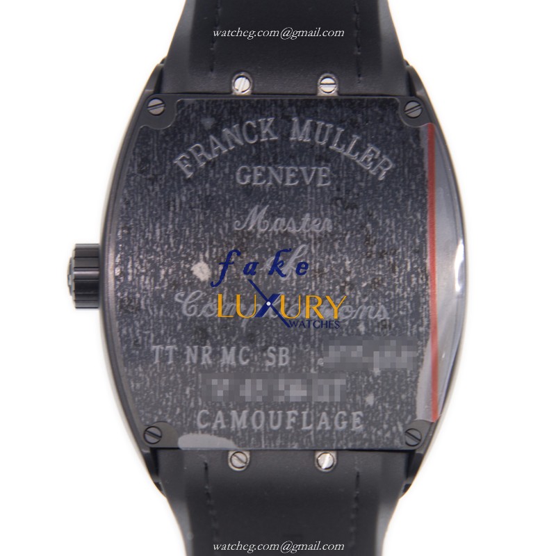 Franck Muller V 45 SC DT CAMOU VANGUARD Automatic Titanium Brown Dial Replica Watch - Image 2