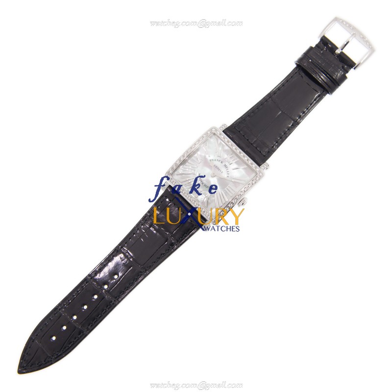 - Franck Muller 6002 MBQZRELROMOPD1R AC Replica Watch - Automatic - White Dial, Mother of Pearl - Image 2