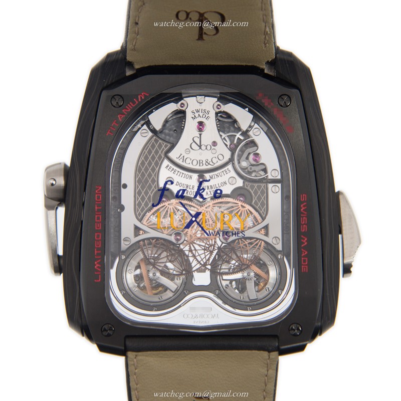 Jacob & Co TT100.21.NS.NK.A WA4D Manual Wind - Stainless Steel - Replica Watch - 57.3mm - Silver - Image 3