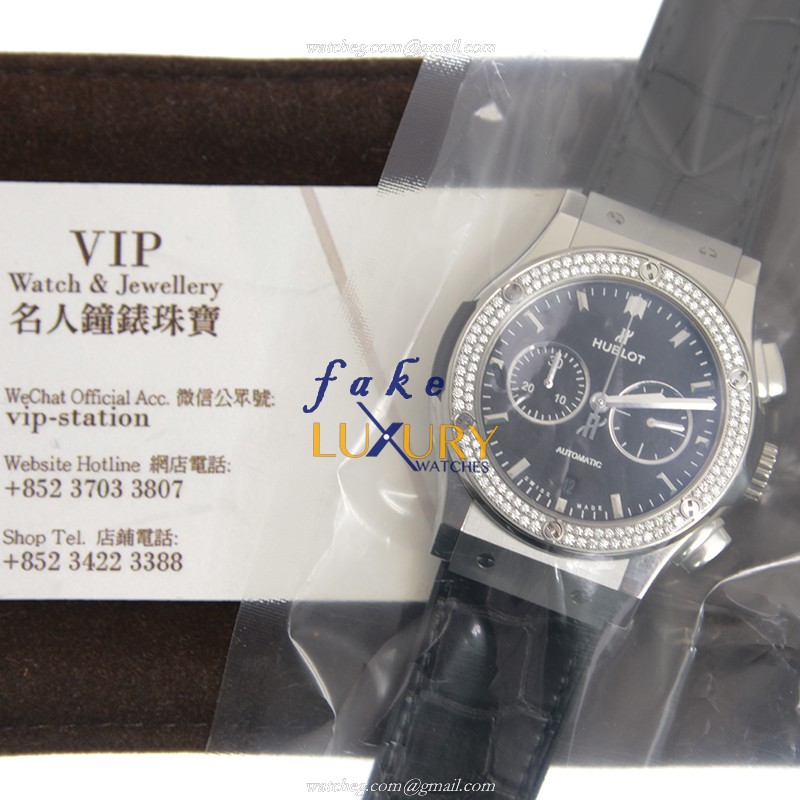 -541.NX.1171.LR.1104 - Hublot Classic Fusion Automatic Titanium & Diamond Replica Watch - Image 4