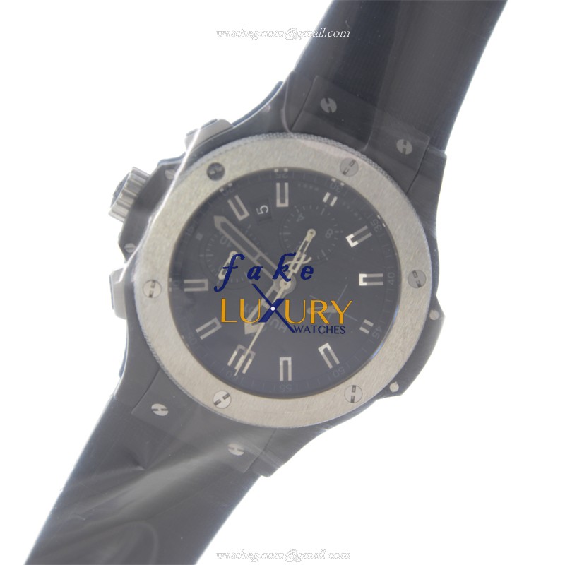Hublot 301.CK.1140.RX Quartz Ceramic BIG BANG Replica Watch, Automatic, Black Dial, Rubber Strap - Image 2