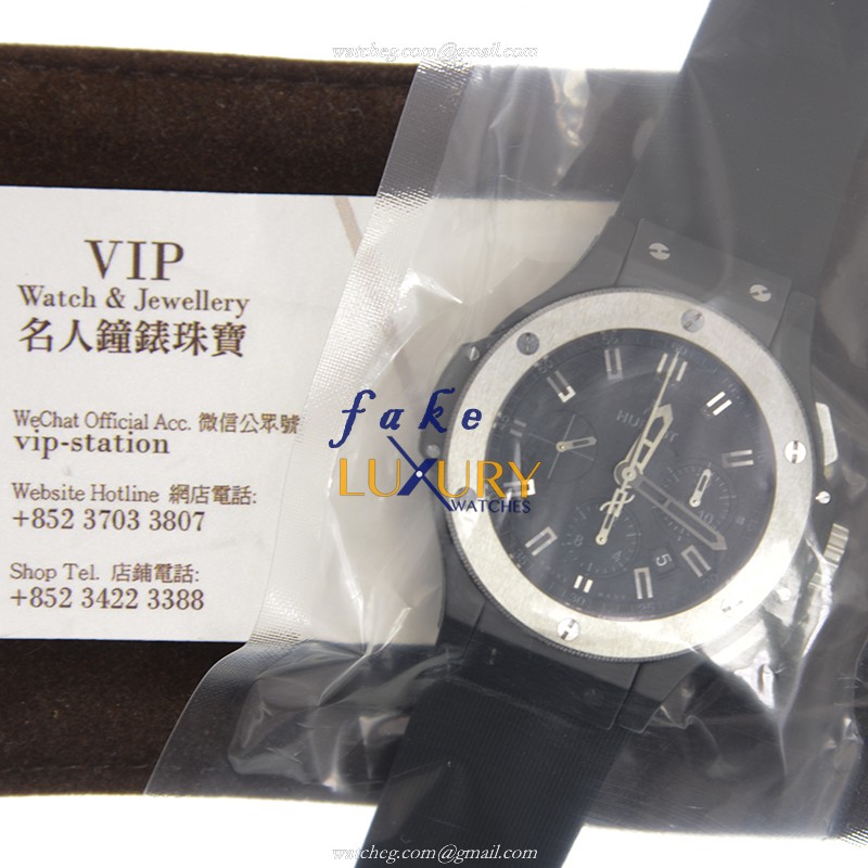 Hublot 301.CK.1140.RX Quartz Ceramic BIG BANG Replica Watch, Automatic, Black Dial, Rubber Strap - Image 4