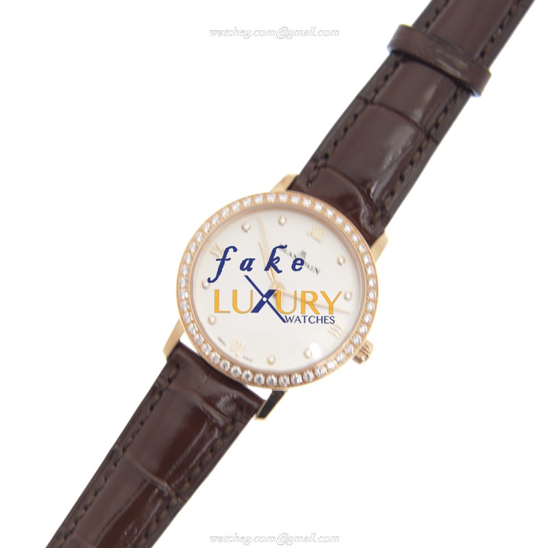 Blancpain 6104-2987-55A Replica Watch, Automatic Movement, 18kt Rose Gold & Diamonds Case - Image 2