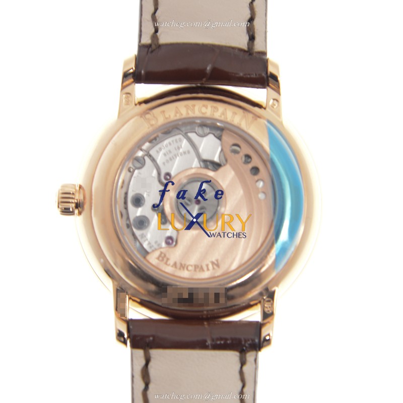 Blancpain 6104-2987-55A Replica Watch, Automatic Movement, 18kt Rose Gold & Diamonds Case - Image 3
