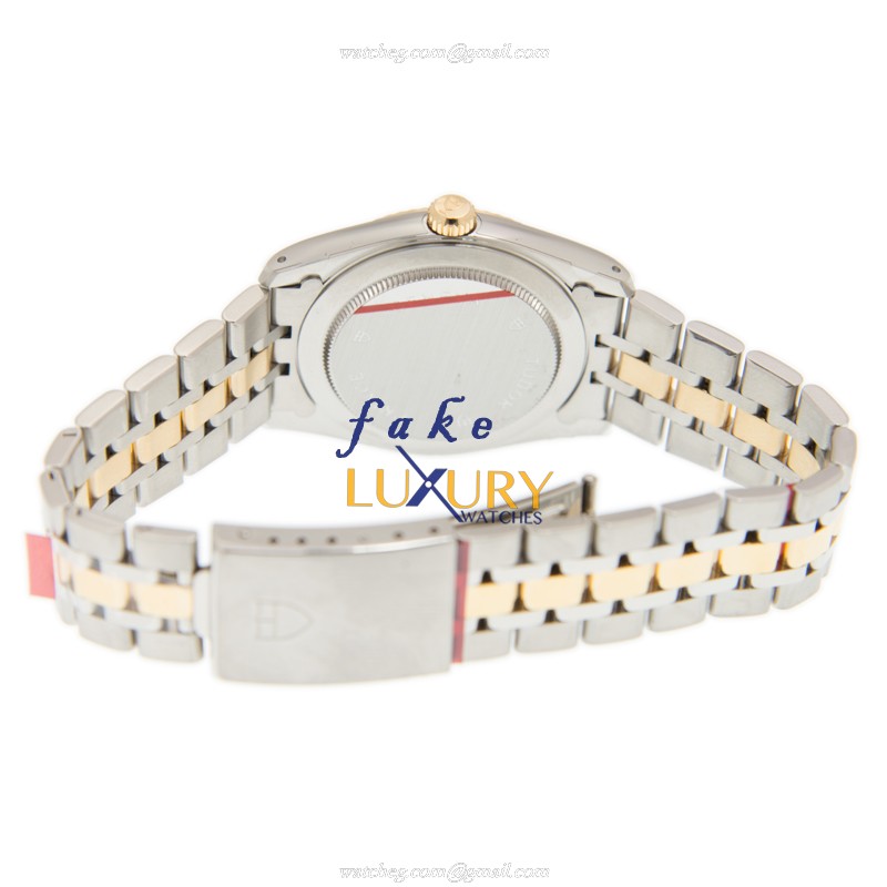 -74033-62473-CHRN Tudor Replica Watch - Automatic - 18kt Gold & Steel Case - Silver & Gold Strap - Image 4