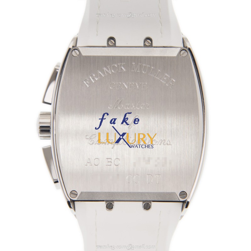 Franck Muller Vanguard V 45 CC DT AC.BC Replica Watch, Automatic, White Dial, Steel Case - Image 3