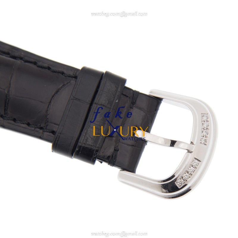 Franck Muller 8880SCGOTHNBRDCDOG | Automatic | 18kt White Gold & Diamond | Black Dial | Leather - Image 4