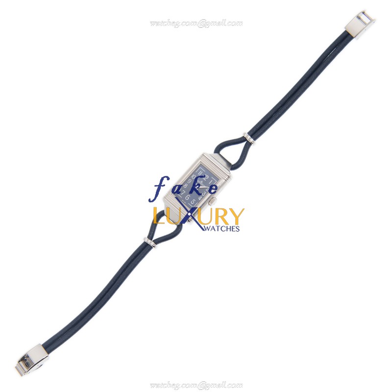 Jaeger-Lecoultre Q326858J REVERSO Quartz Steel | Blue Dial Blue Leather | Automatic | Replica Watch - Image 2
