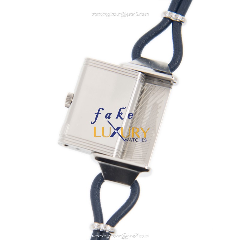Jaeger-Lecoultre Q326858J REVERSO Quartz Steel | Blue Dial Blue Leather | Automatic | Replica Watch - Image 4