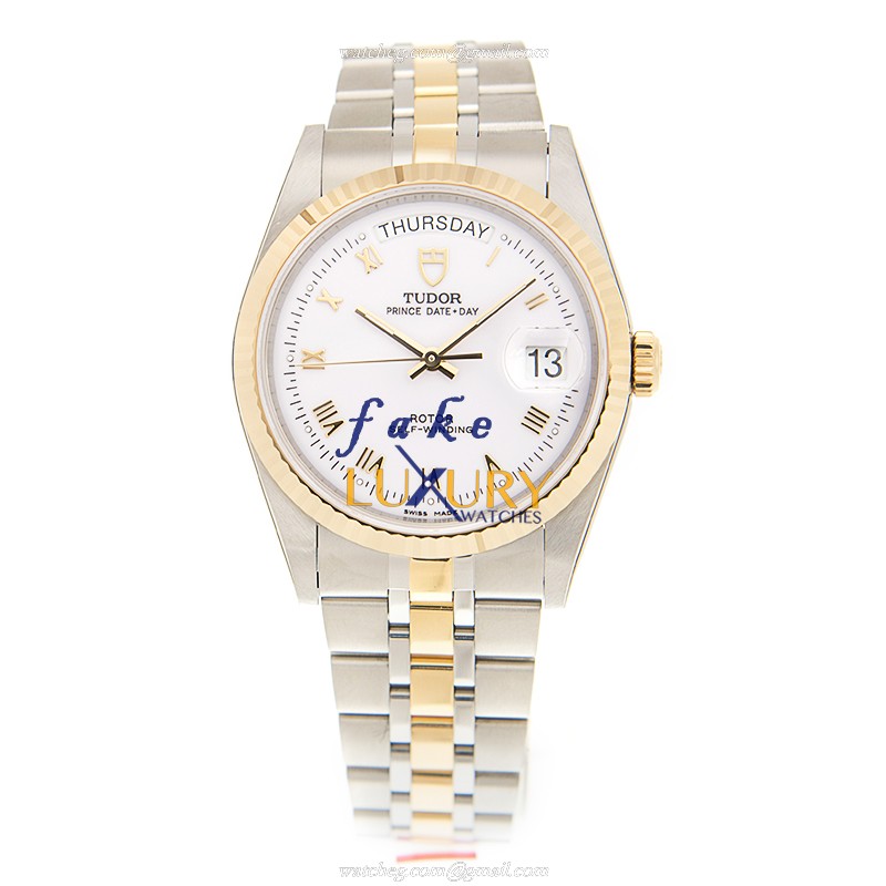 Tudor 76213-62483-WTRN - Automatic - 18kt Gold & Steel Case Replica Watch - 15202ST.OO.1240ST.01 - Image 2