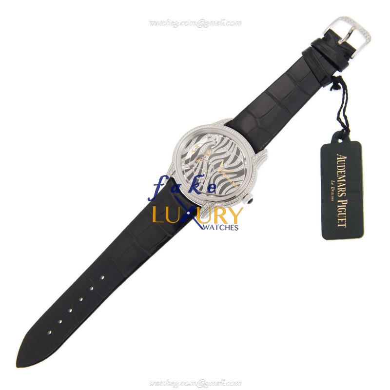 Audemars Piguet 77249BC.ZZ.A102CR.01 | Millenary Manual Wind 18kt White Gold & Diamond | Replica - Image 2