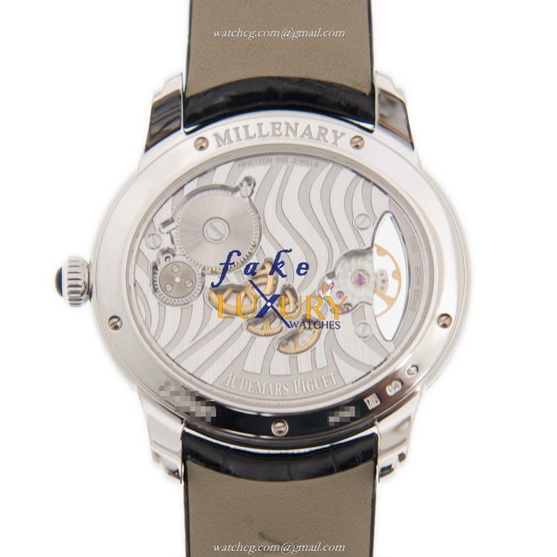 Audemars Piguet 77249BC.ZZ.A102CR.01 | Millenary Manual Wind 18kt White Gold & Diamond | Replica - Image 3
