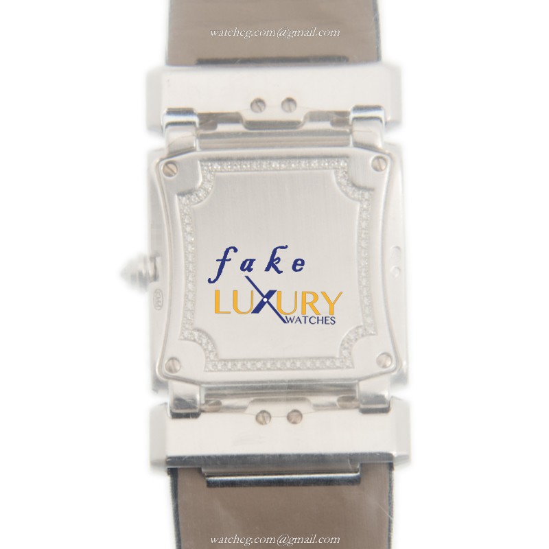Patek Philippe 4911G-001 Replica Watch Silver Dial Quartz Movement 18kt White Gold Diamond Case - Image 3