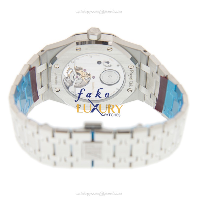 Audemars Piguet 26516PT.ZZ.1220PT.01 Replica Watch, Royal Oak, Gray Dial, Platinum & Diamonds Case - Image 4