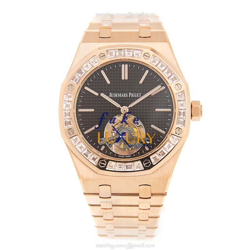 Audemars Piguet 26516OR.ZZ.1220OR.01 Royal Oak Manual Wind Rose Gold & Diamonds | Automatic | Steel - Image 2