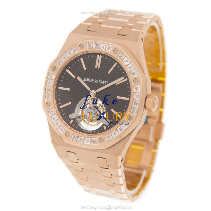 Audemars Piguet 26516OR.ZZ.1220OR.01 Royal Oak Manual Wind Rose Gold & Diamonds | Automatic | Steel - Image 3