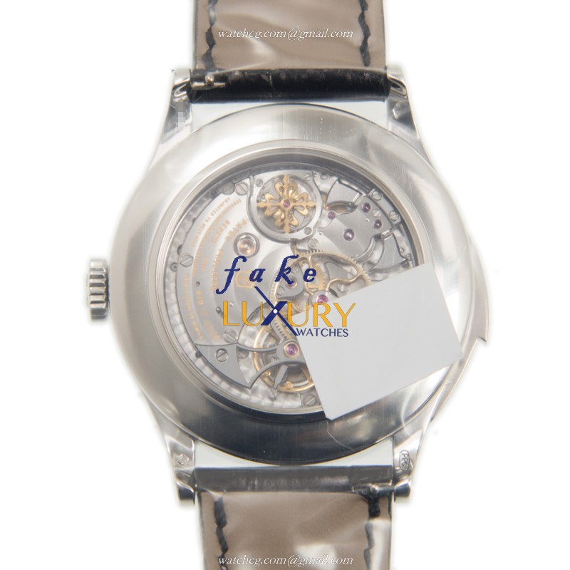 Patek Philippe 5216P-001 Grand Complications Manual Wind 950 Platinum Black Dial Replica Watch - Image 3