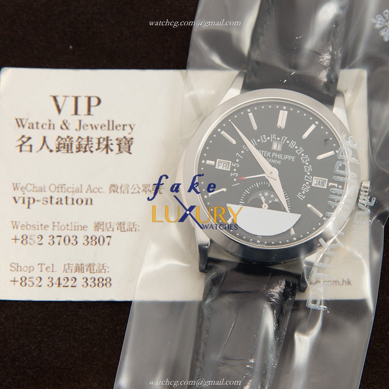 Patek Philippe 5216P-001 Grand Complications Manual Wind 950 Platinum Black Dial Replica Watch - Image 5