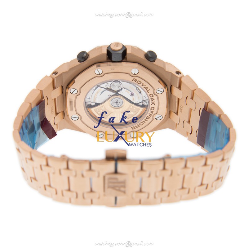 Audemars Piguet 26470OR.OO.1000OR.02 Royal Oak Offshore Replica Watch, Automatic, Gray Dial, 18kt - Image 4