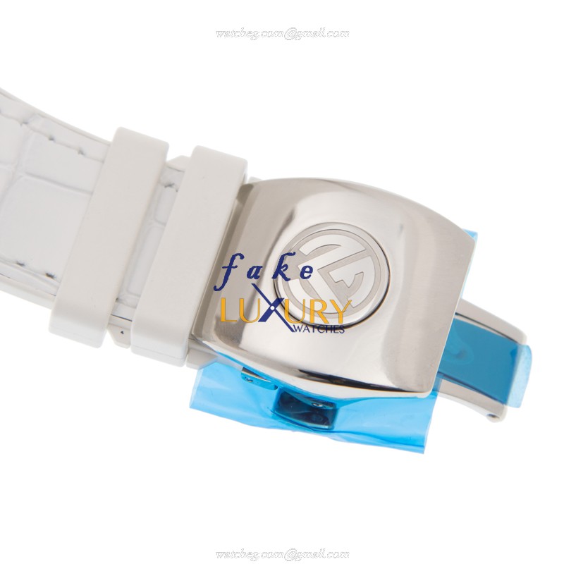 Franck Muller V 45 S6 SQT AC.BC - Replica Watch - Manual Wind - Stainless Steel Case - White - Image 4
