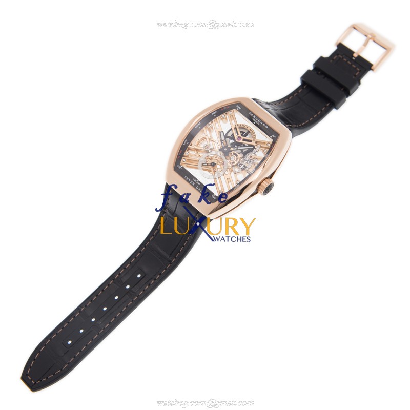 Franck Muller V 45 S6 SQT 5N.NR VANGUARD Replica Watch, 18kt Rose Gold, Manual Wind - Image 2