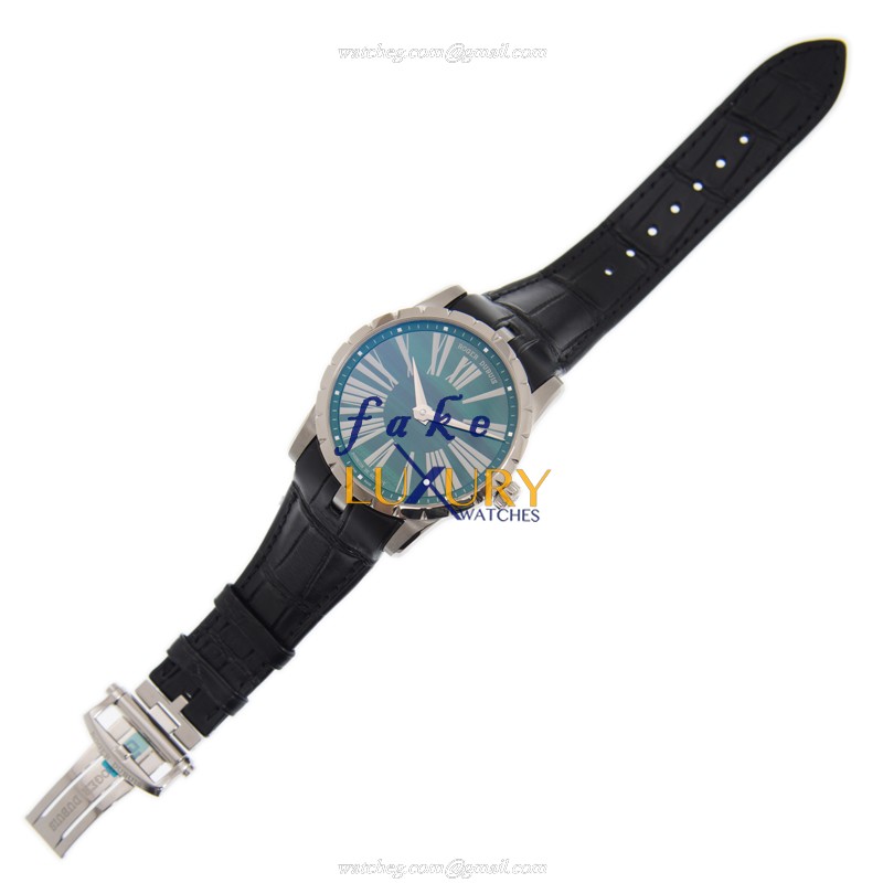 Roger Dubuis Excalibur DBEX0518 Automatic Green Dial Stainless Steel Replica Watch - Image 2