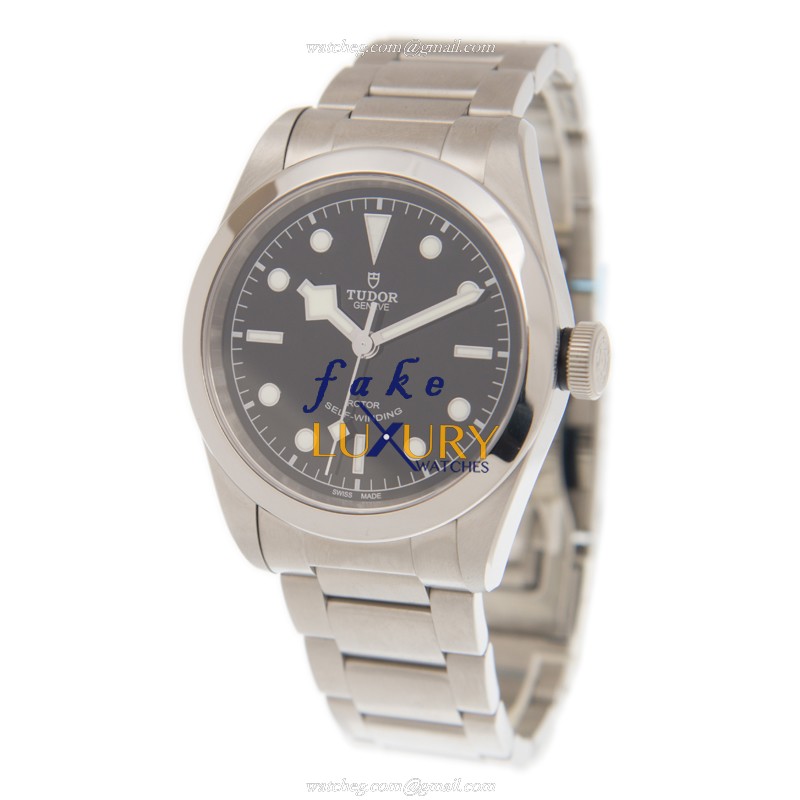 Tudor 79540-95740 BLACK BAY 41 AUTO Stainless Steel Replica Watch, 41mm, Black Dial, Silver Strap - Image 3